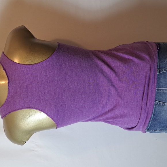 ALTERNATIVE EARTH PURPLE JIMMY BUFFET TANK TOP - Picture 3 of 5